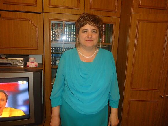 Donna guarita dall'artrosi dell'articolazione del ginocchio